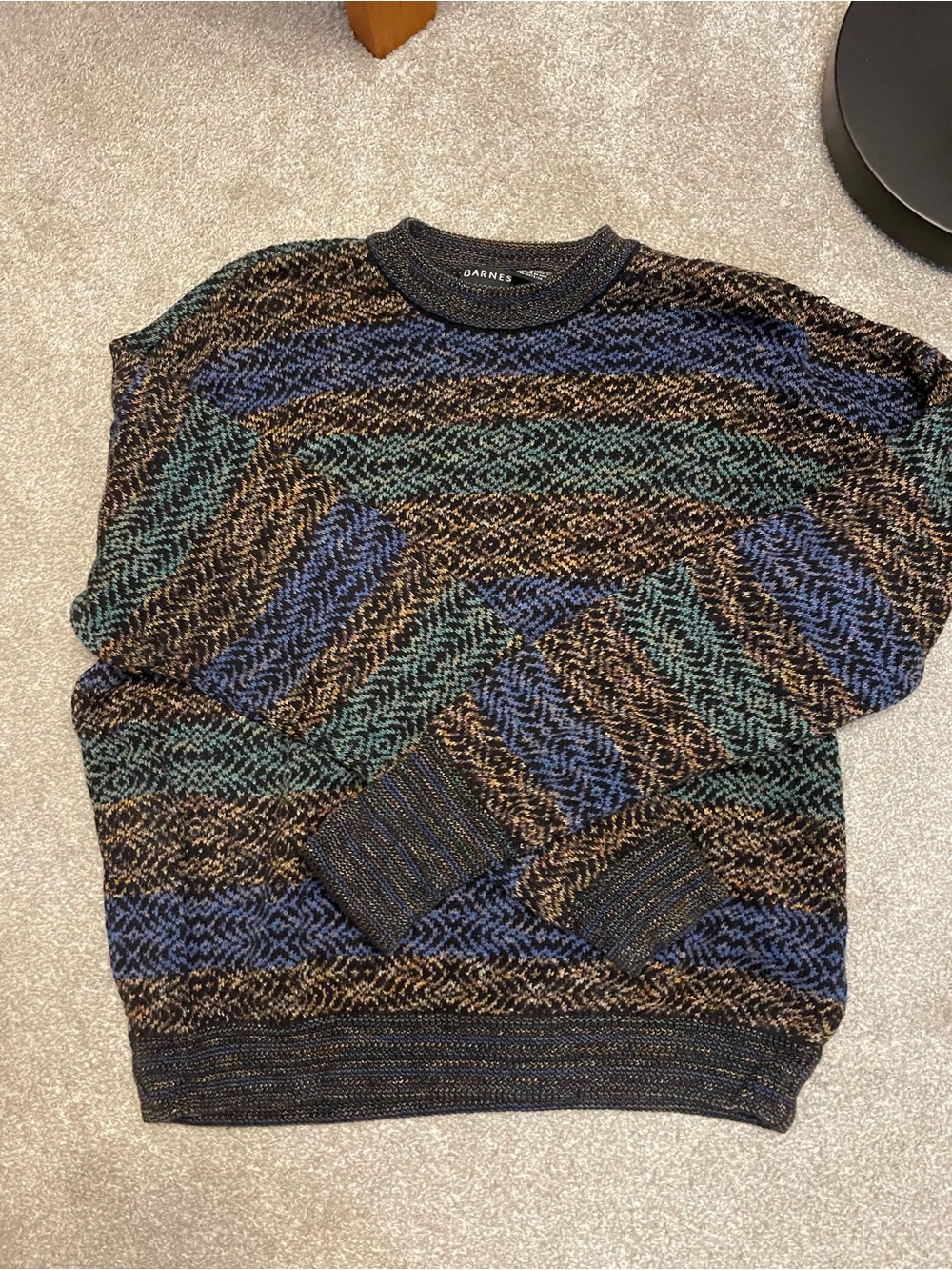Barnes Storm Vintage Multicolor Sweater